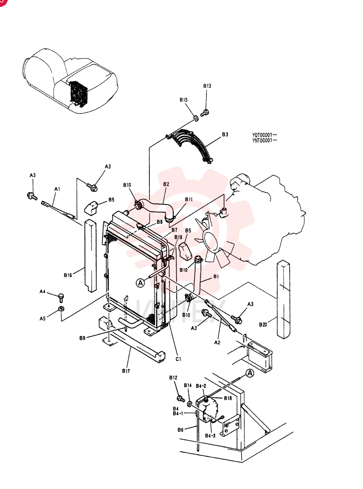 RADIATOR INSTAL YN05P00011F1