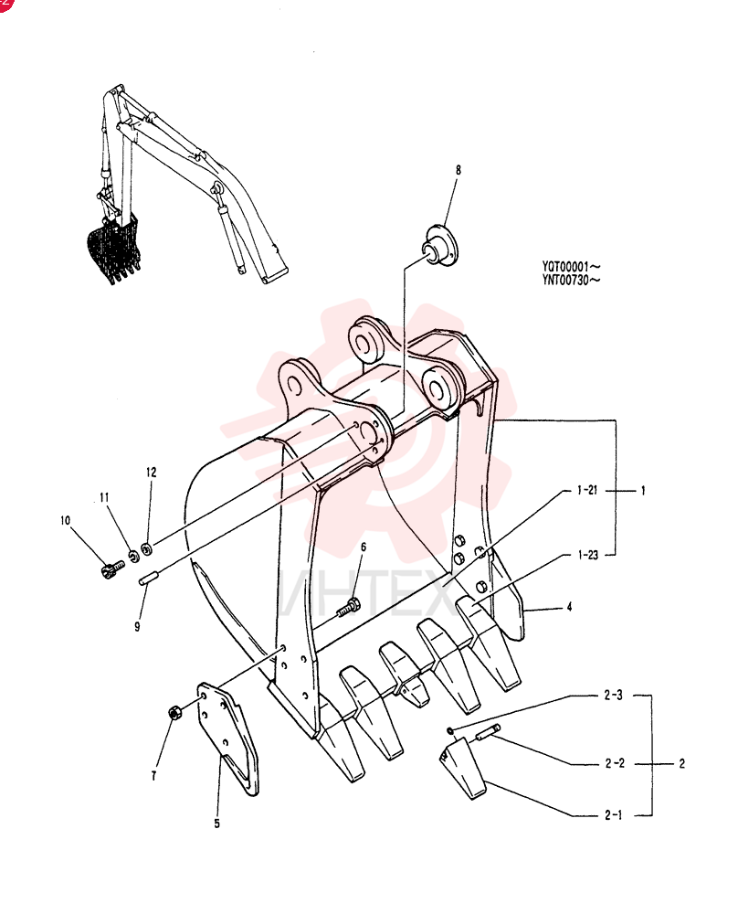 STD. BUCKET ASSY YN61B00059F1