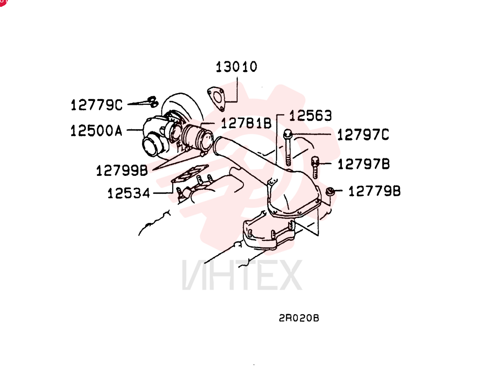 TURBOCHARGER VAME088840 (2)