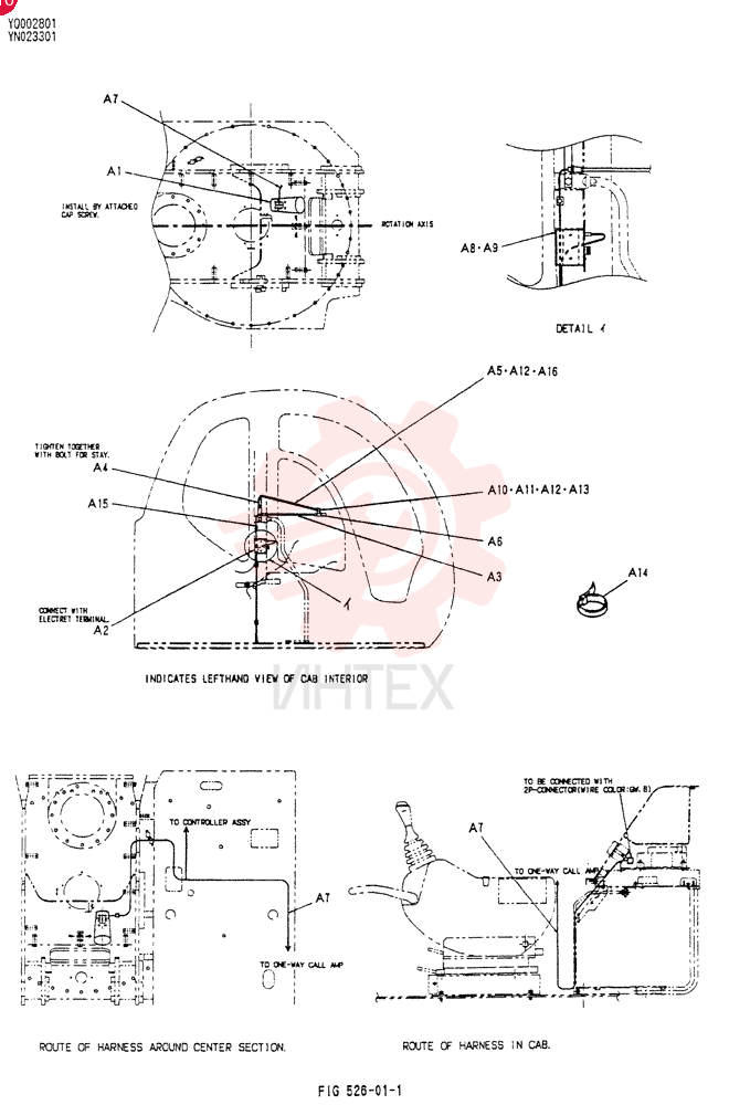 CALL ASSY,ONE-WAY CALL ASSY, ONE-WAY YN54E00001F1 (2)