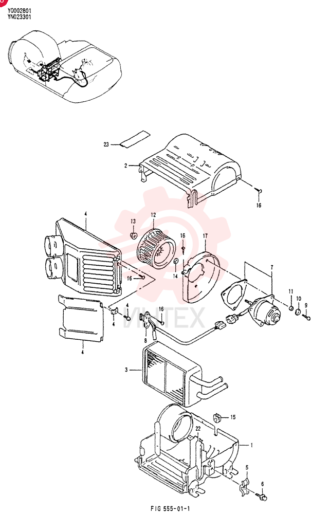 HEATER ASSY YN21M00003F1
