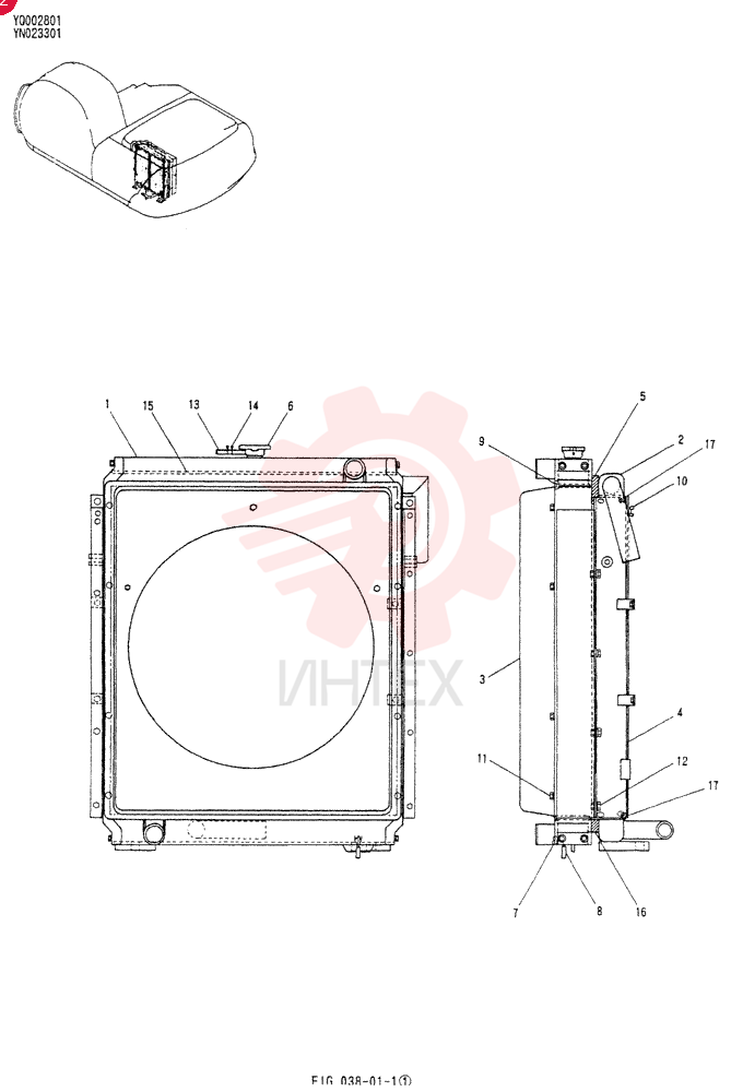 RADIATOR YN05P00010F1