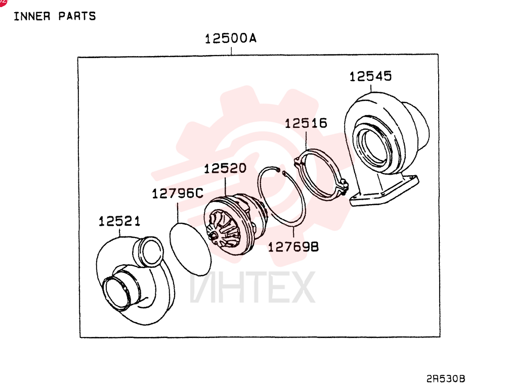 TURBOCHARGER VAME088840 (1)