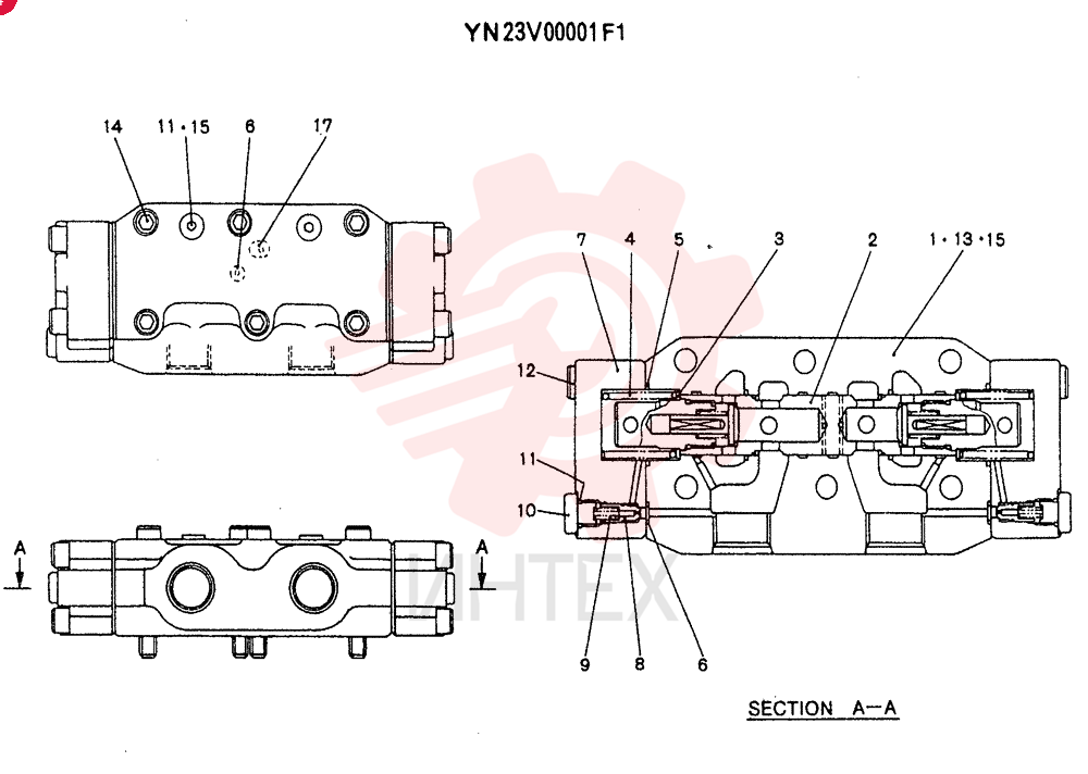 BRAKE VALVE YN23V00001F1