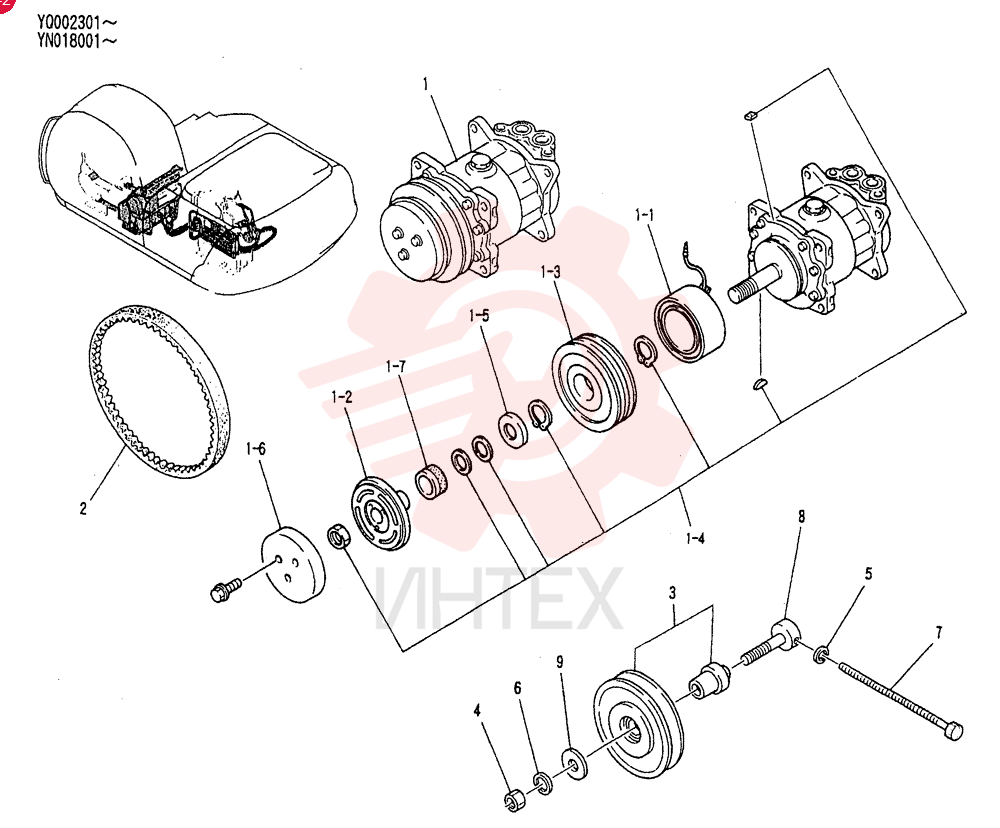 COMPRESSOR YN91V00002F1