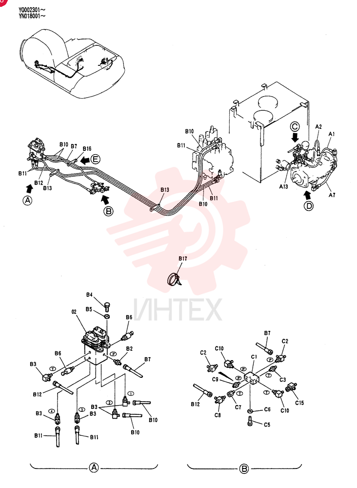 CONTROL LINES, PUMP YN06H00001F1 (2)