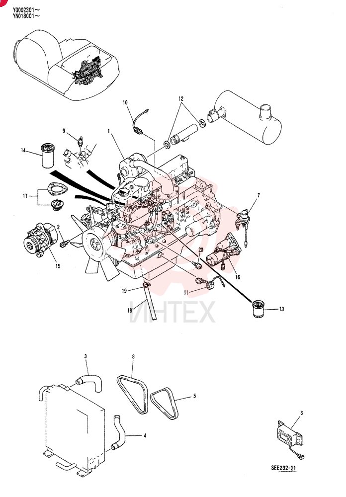 ENGINE YN02P00005F1