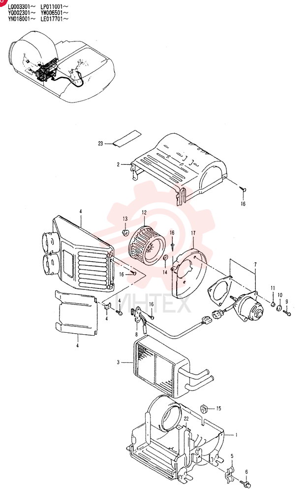 HEATER ASSY YN21M00003F1