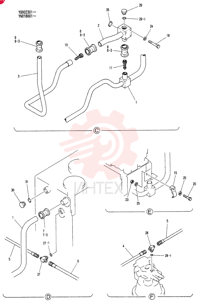 HYD LINES,UPP YN32H00001F1 (2)
