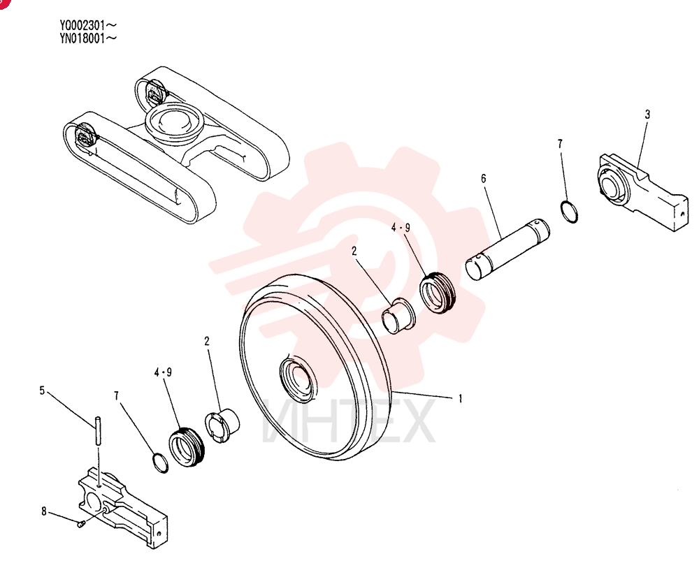 IDLER YN52D00002F1