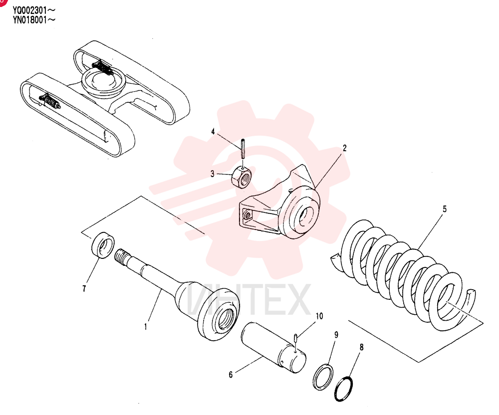 SHOCK ABSORBER YN54D00002F1