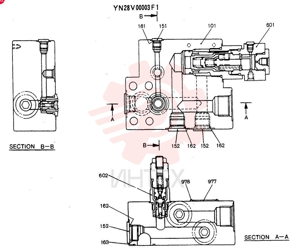 VALVE ASSY, HOLDING YN28V00003F1