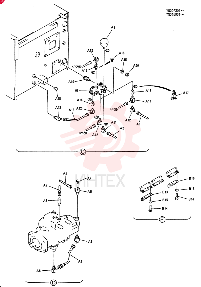 CONTROL LINES.PUMP YN06H00001F1 (1)