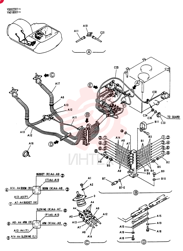 CONTROL LINES.REMOTE YN68H00005F1 (1)
