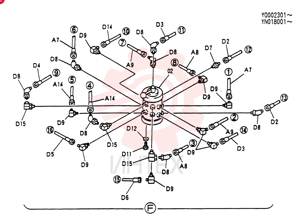 CONTROL LINES. REMOTE YN68H00005F1 (1)