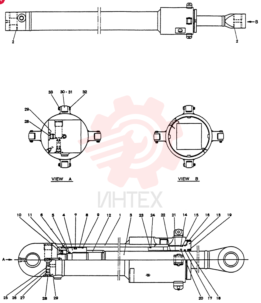 CYLINDER ASSY, ARM YN01V00016F1