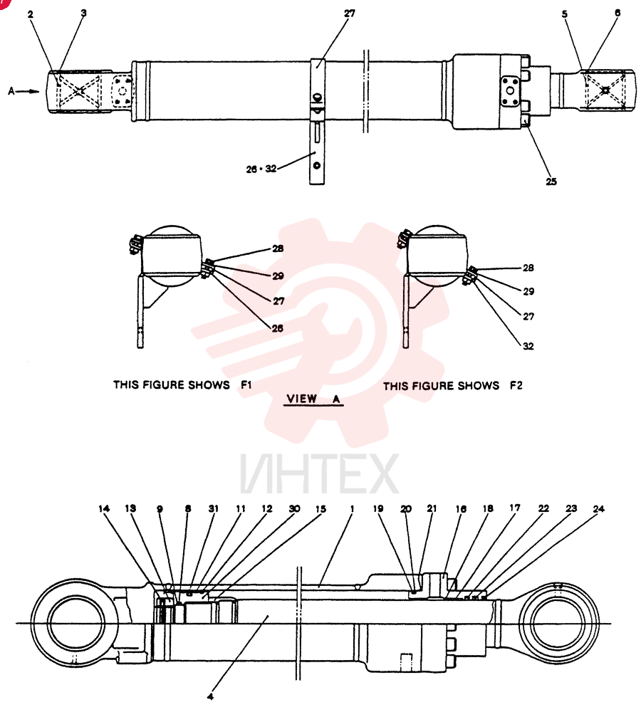 CYLINDER ASSY, BOOM YN01V00002F1