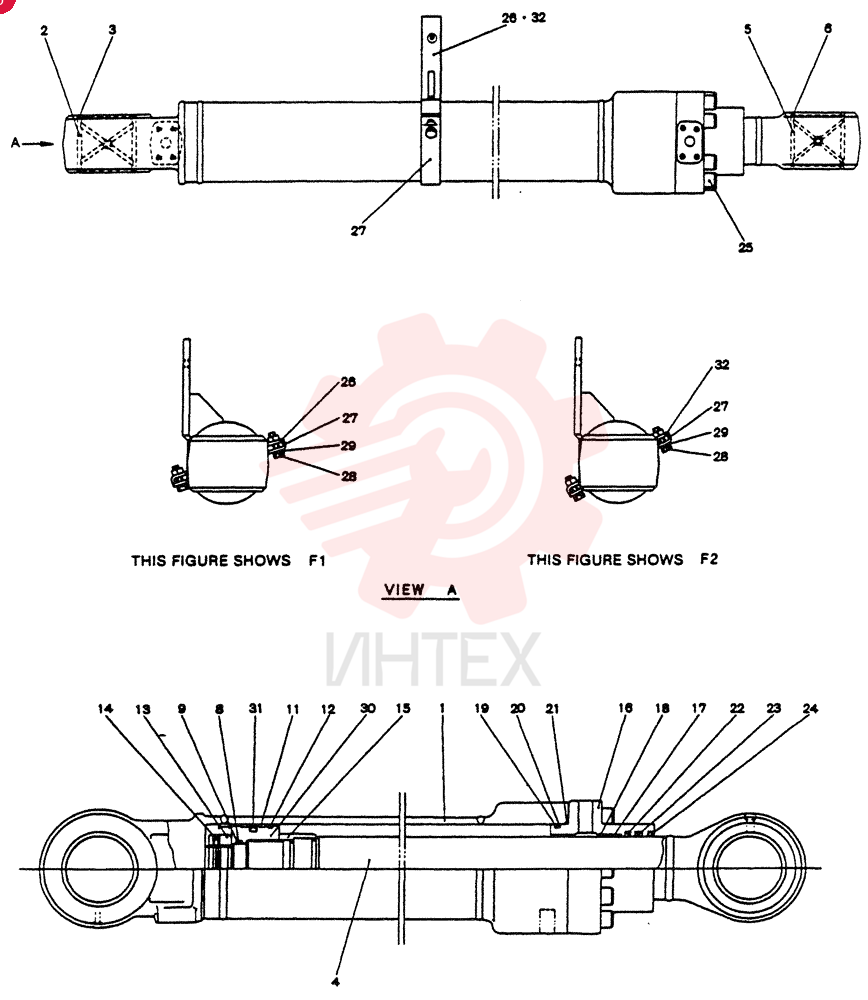 HYDRAULIC CYLINDER YN01V00001F1 (2)
