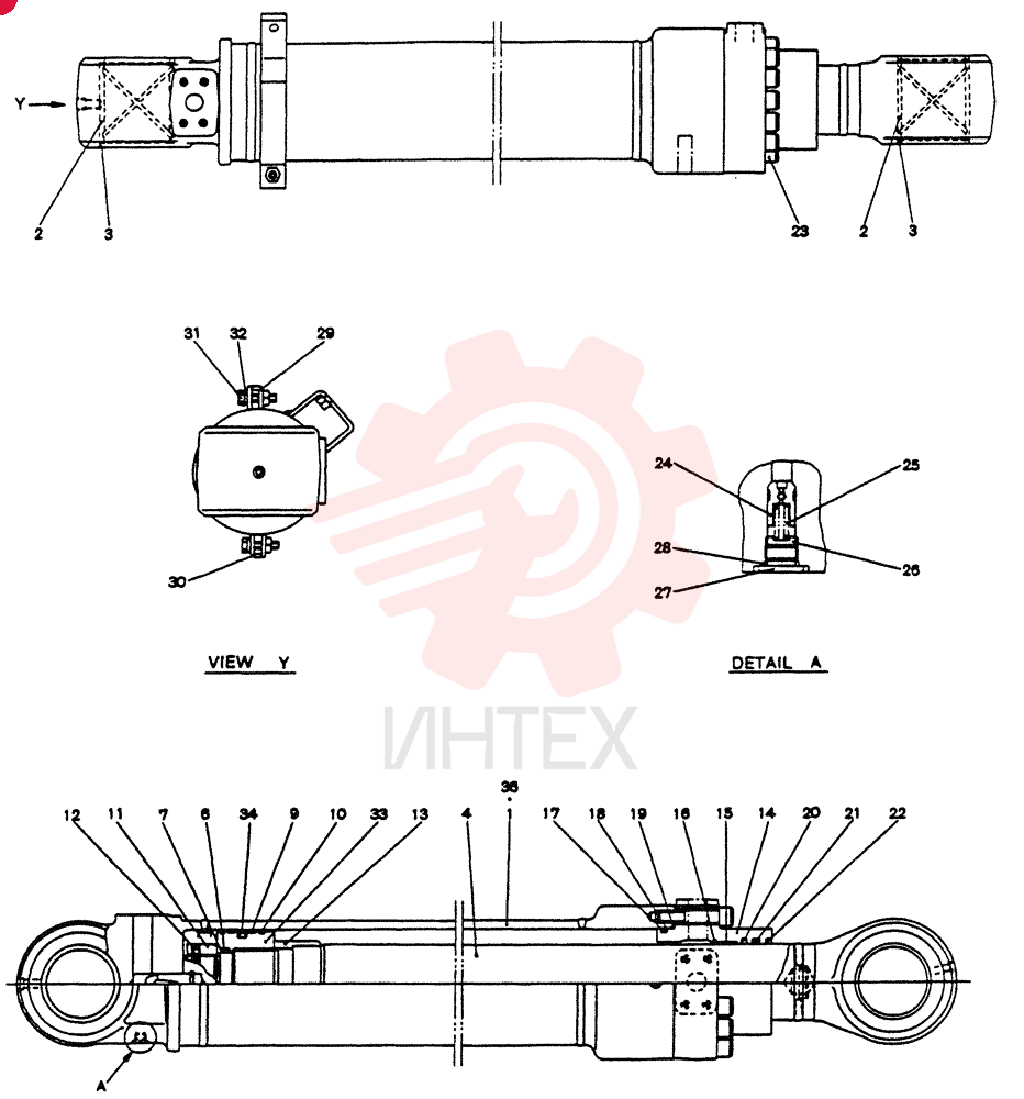 HYDRAULIC CYLINDER YN01V00003F1