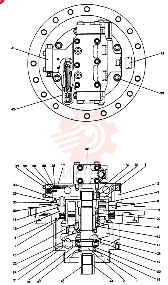 HYDRAULIC MOTOR YN15V00003F1