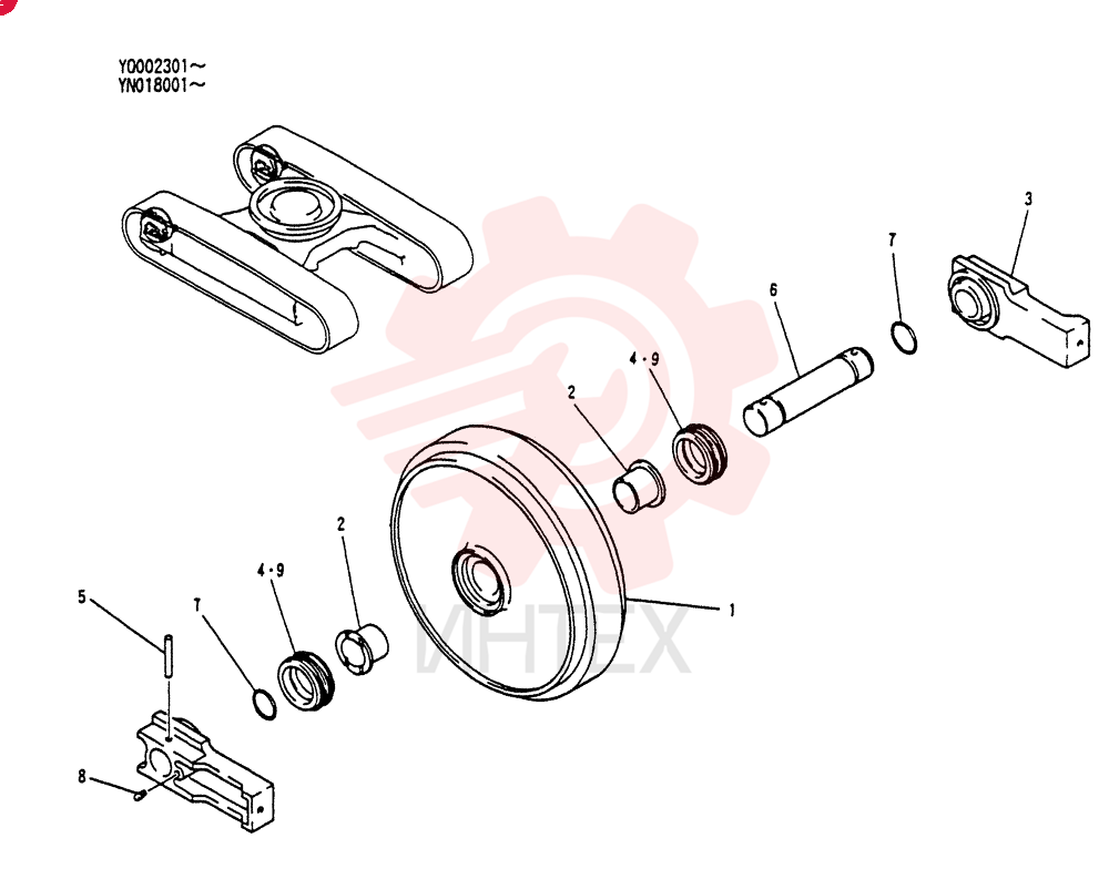 IDLER YN52D00002F1