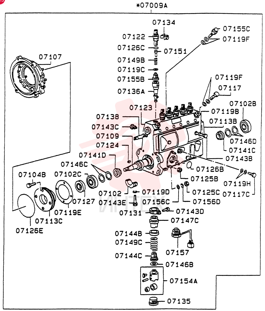 JOINT, INJECTION PUMP,6D340 ALL , 9507-1 -