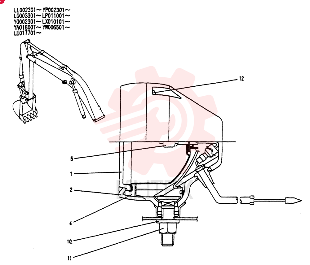 LIGHT ASSY. YW80S00001F1