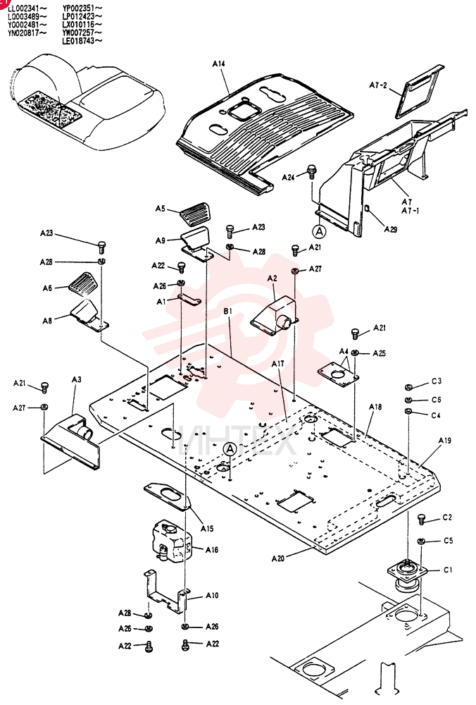 PLATE GROUP,  FLOOR YN03M00009F1