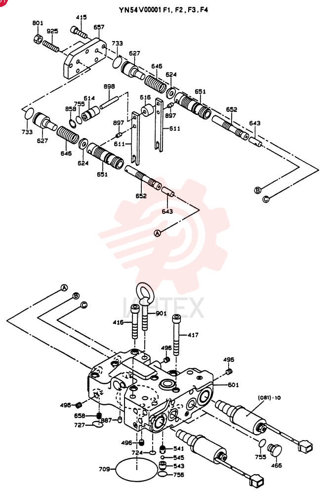 REGULATOR ASSY YN54V00001F1-F4