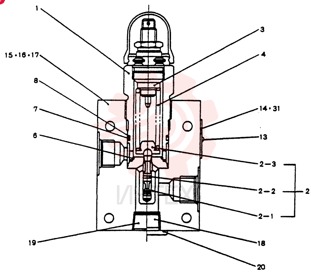 VALVE ASSY, RELIEF 2436R1639F1