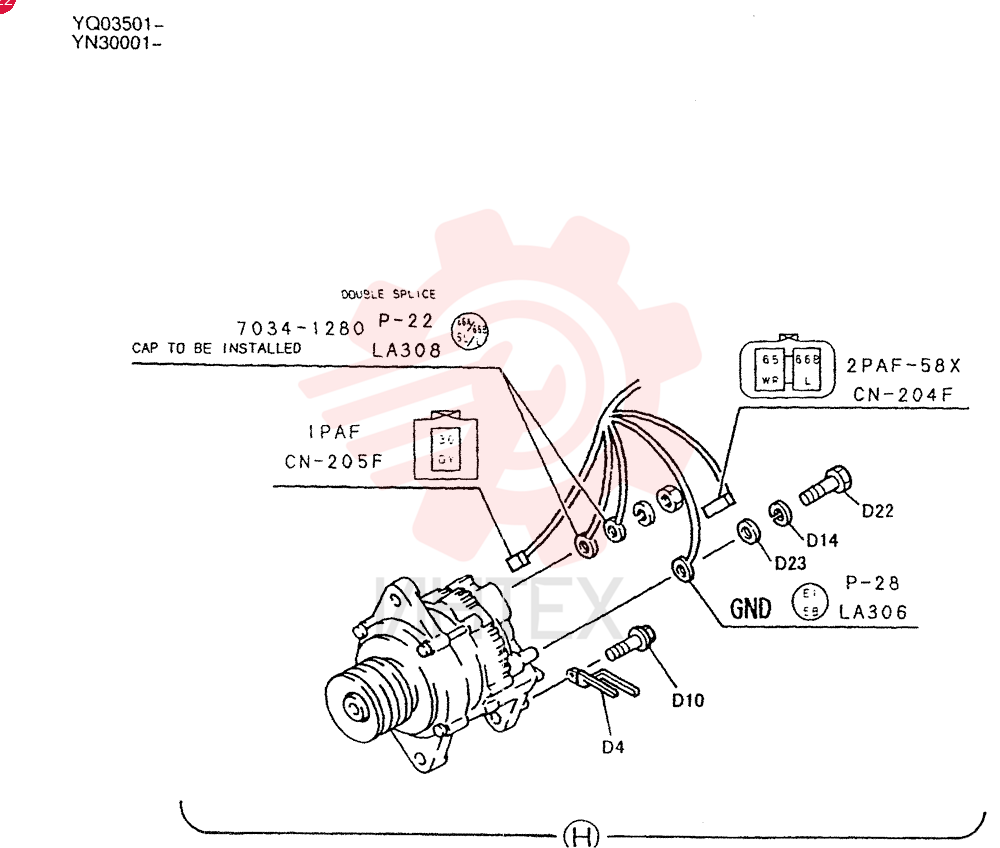 HARNESS YN13E00029F1 (2)