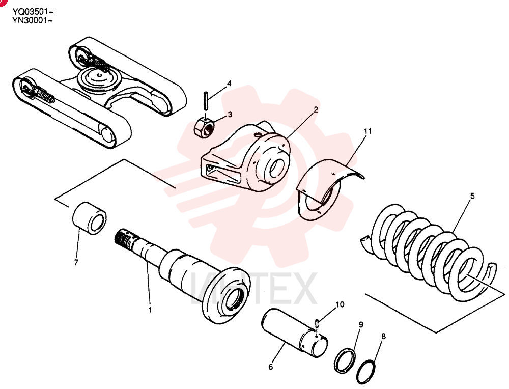 SHOCK ABSORBER YN54D00008F1