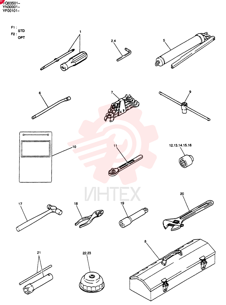 TOOL & ACCESSORY (STD) YN01T00041F1