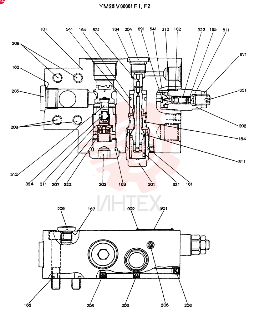 VALVE YM28V00001F1