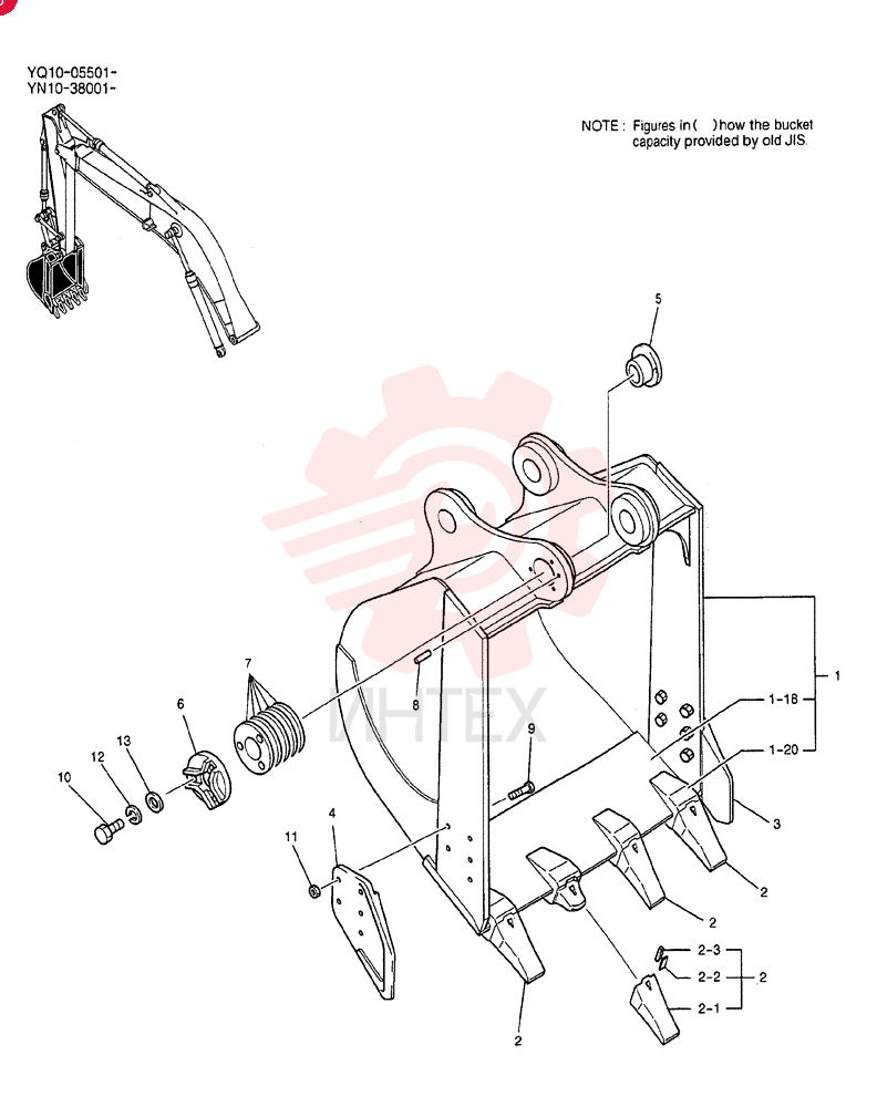 BUCKET YN61B00165F1