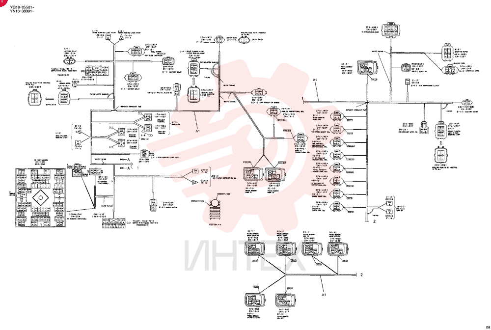 HARNESS ASSY, UPPER YN13E00072F1 (1)