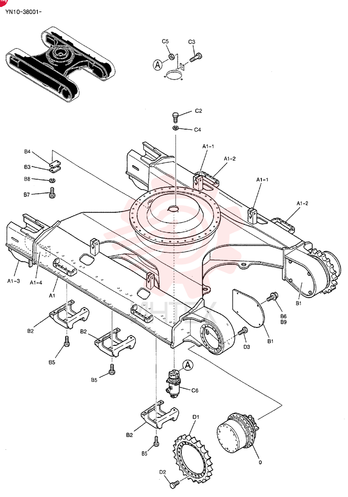 HYDRAULIC MOTOR YN15V00011F4 (2)