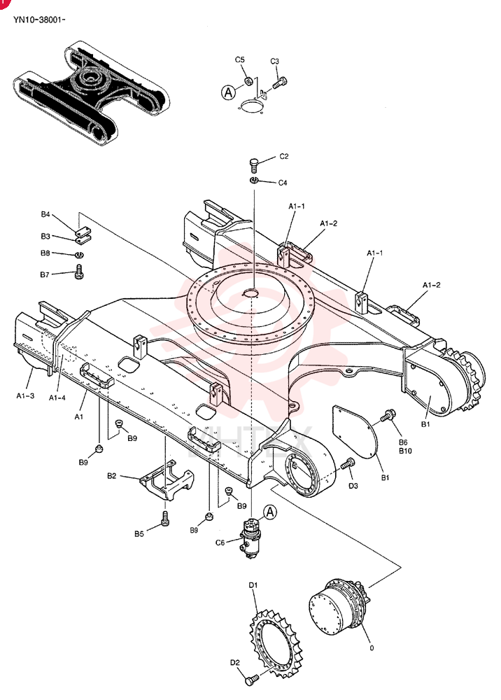 HYDRAULIC MOTOR YN15V00011F4 (4)