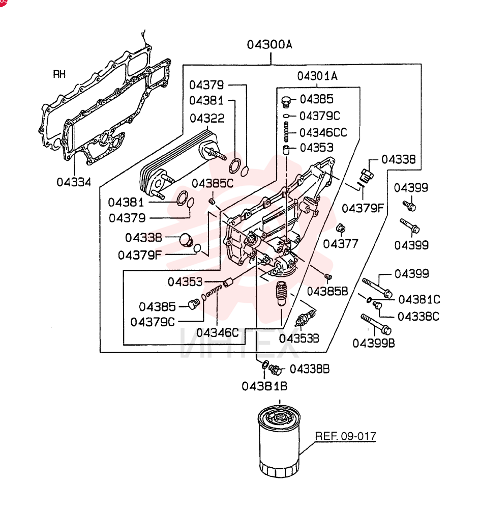 OIL COOLER VAME088521