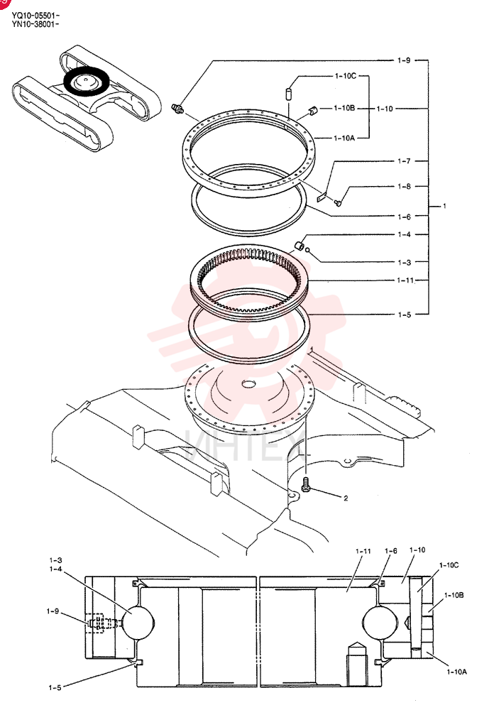 SLEWING RING YN40F00020F1