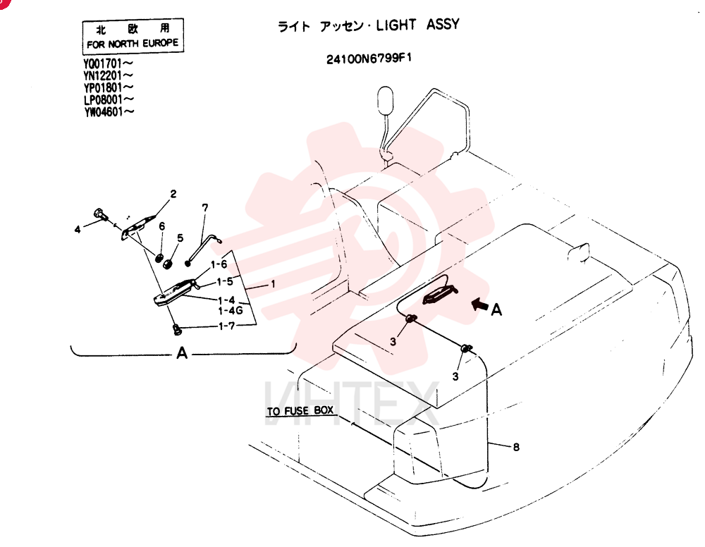 LIGHT ASSY 24100N6799F1