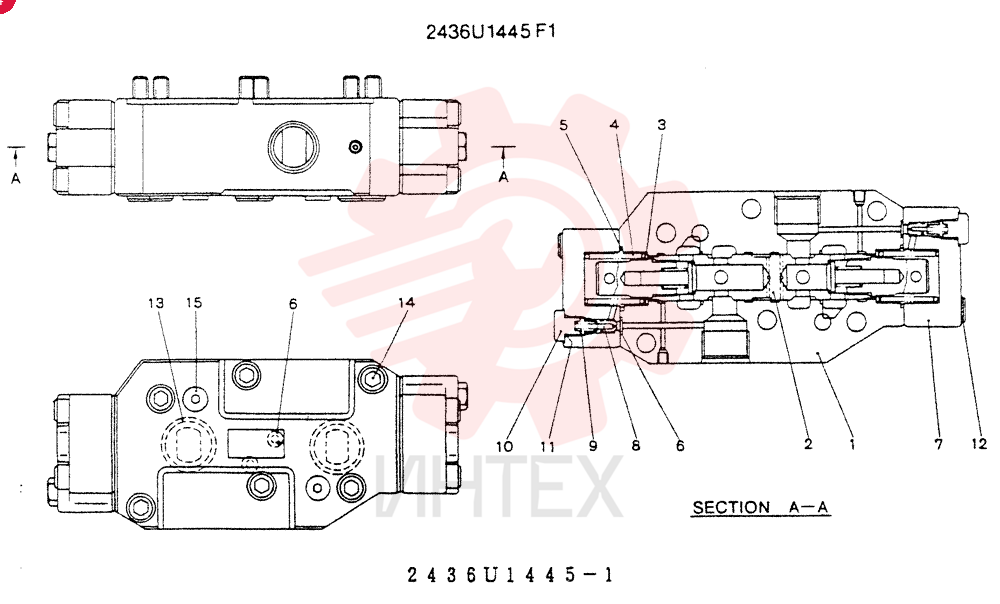 BRAKE VALVE 2436U1445F1