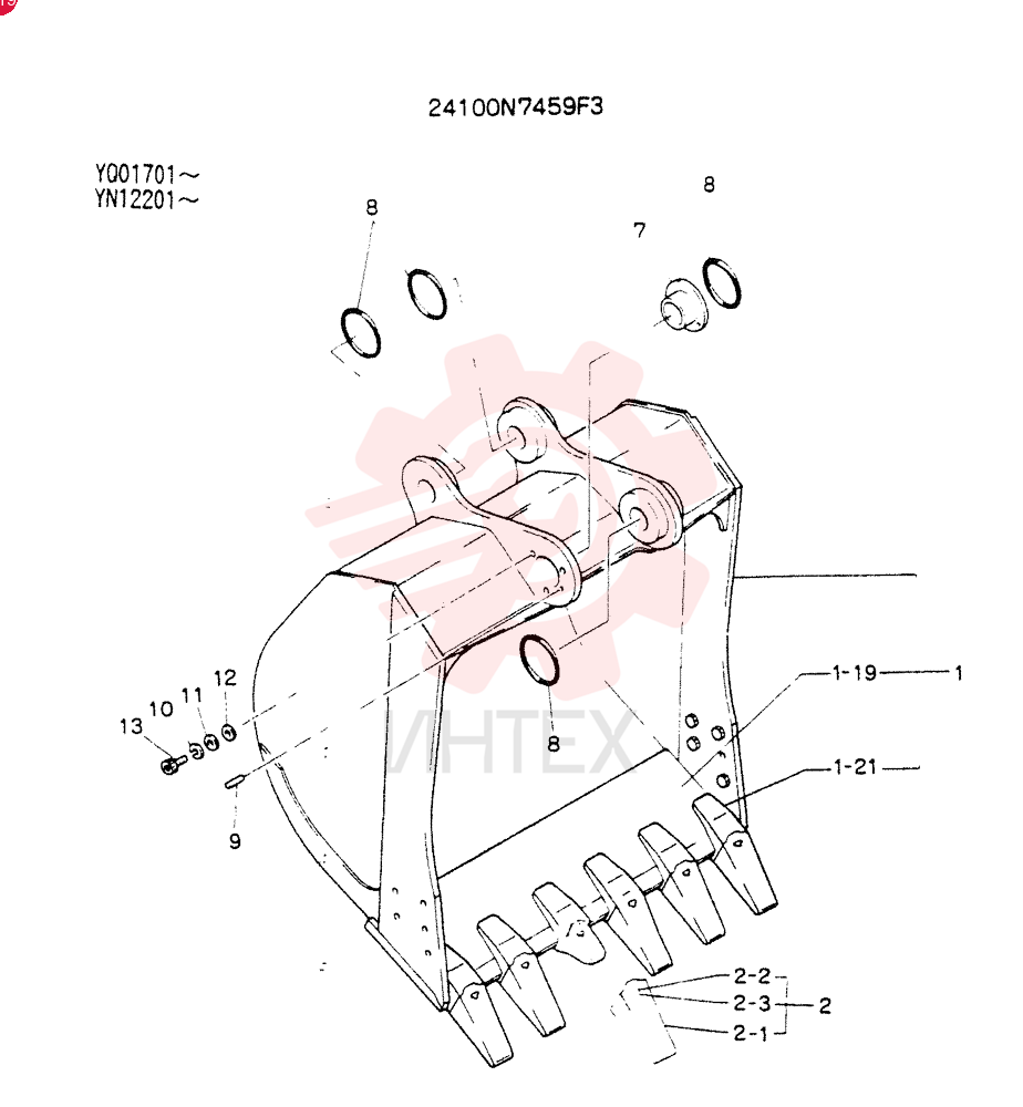 BUCKET ASSY  11M3