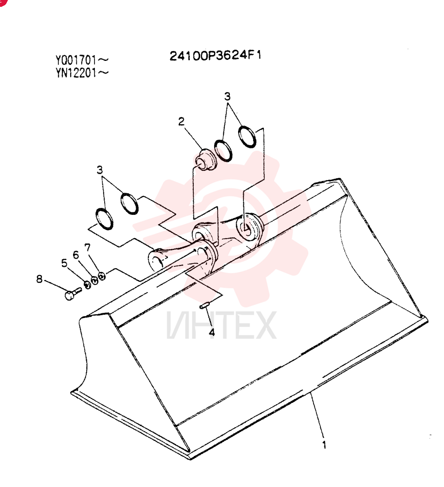 BUCKET ASSY 24100P3624F1