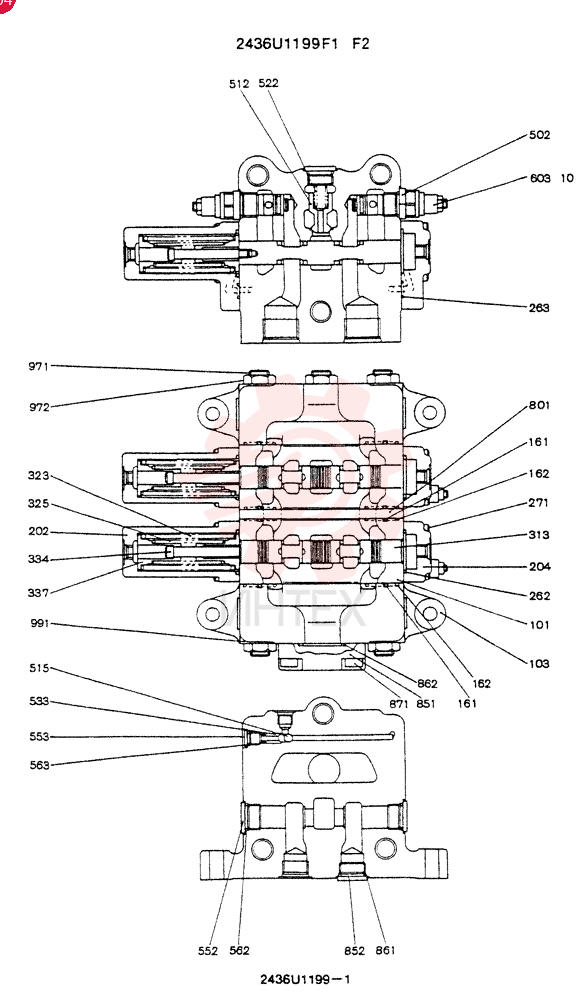 CONTROL VALVE 2436U1199F1