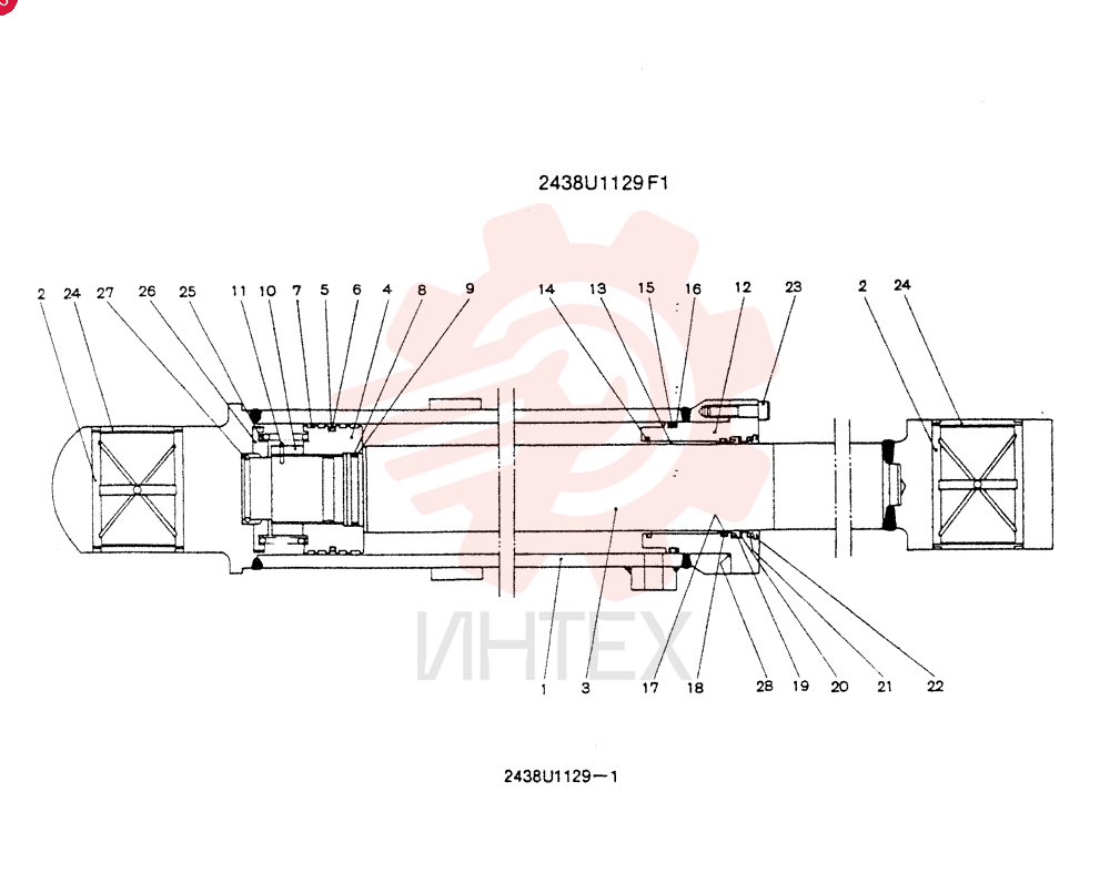 CYLINDER 2438U1129F1