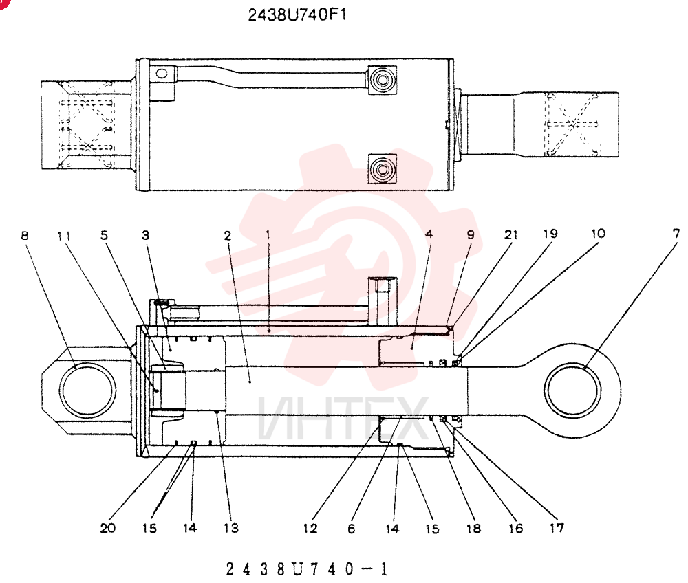 CYLINDER ASSY 2438U740F1