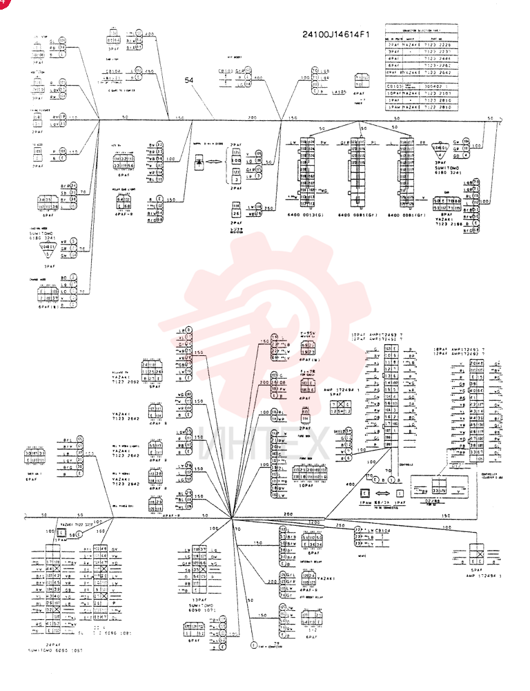 PANEL ASSY, INST 24100J14614F1 (1)