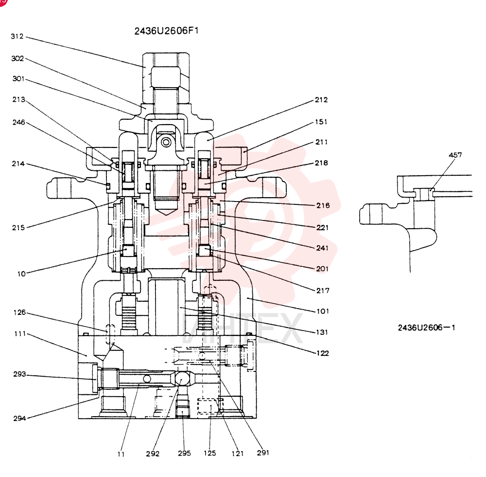 PILOT VALVE 2436U2606F1