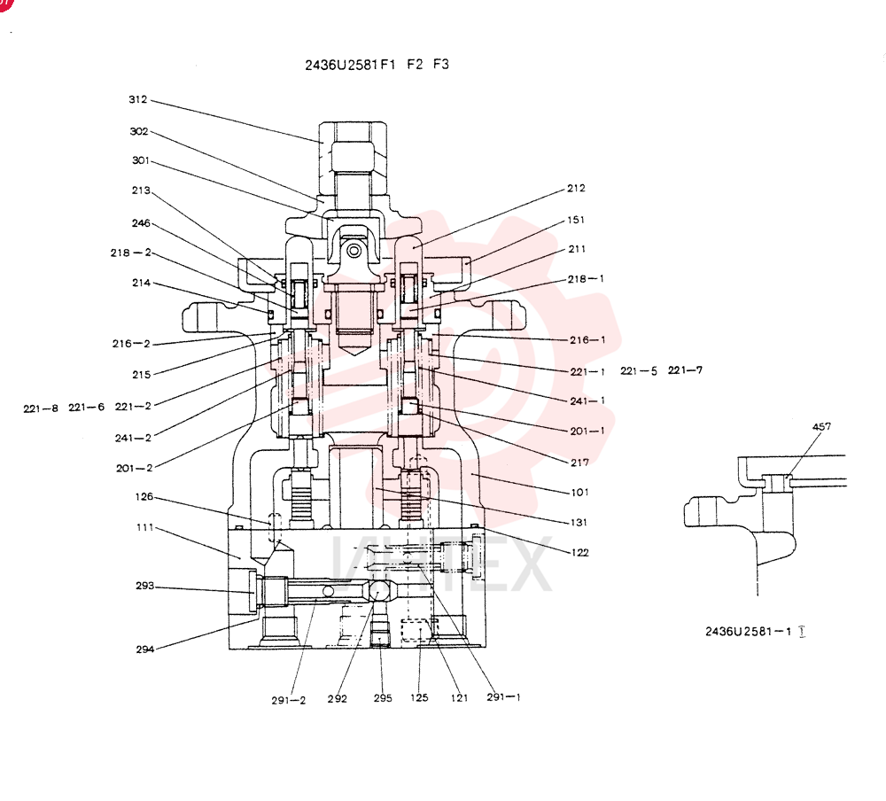 PILOT VALVE 2436U2581F1